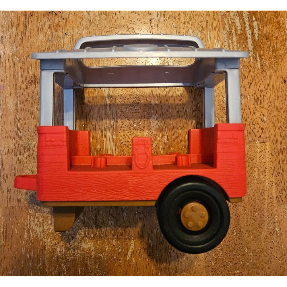 Little People Fisher Price Detachable Trailer Caring for Animals Red Wagon